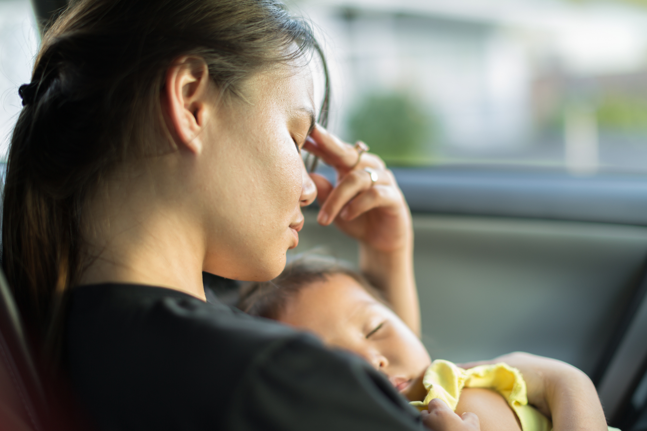 Postpartum depression may last for years