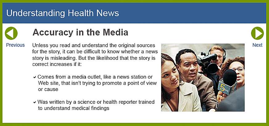 research articles on health information