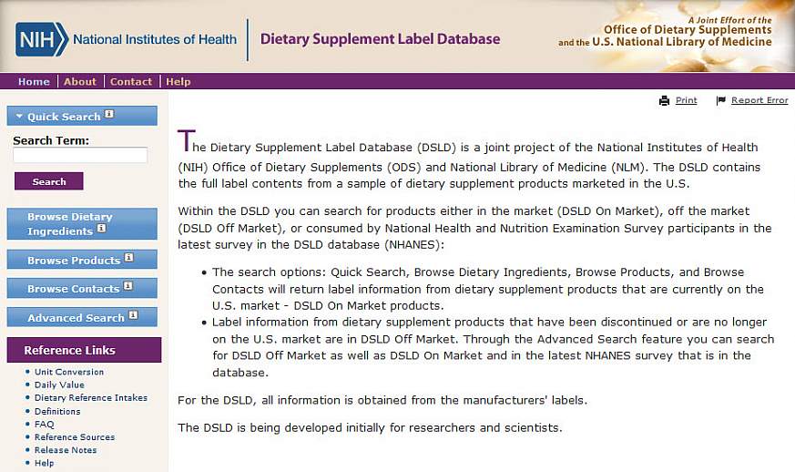 NIH Launches Dietary Supplement Label Database | National Institutes Of ...