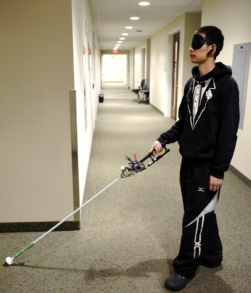 Technology-assisted white cane: evaluation and future directions